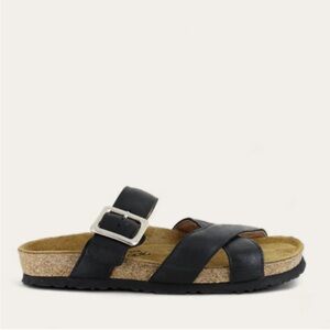 🖤NAOT CHICAGO SOFT BLACK LEATHER SANDALS 41 10
